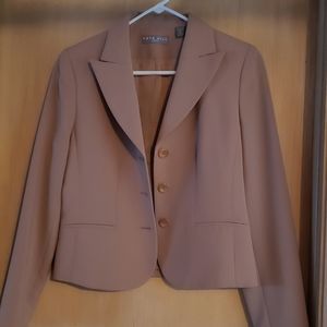 KATE HILL Suit jacket size 4(sm) beige